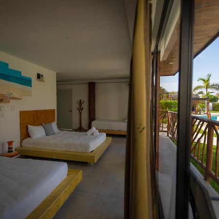 Kabanas & Beach Club Ojo De Agua Puerto Morelos Eksteriør billede