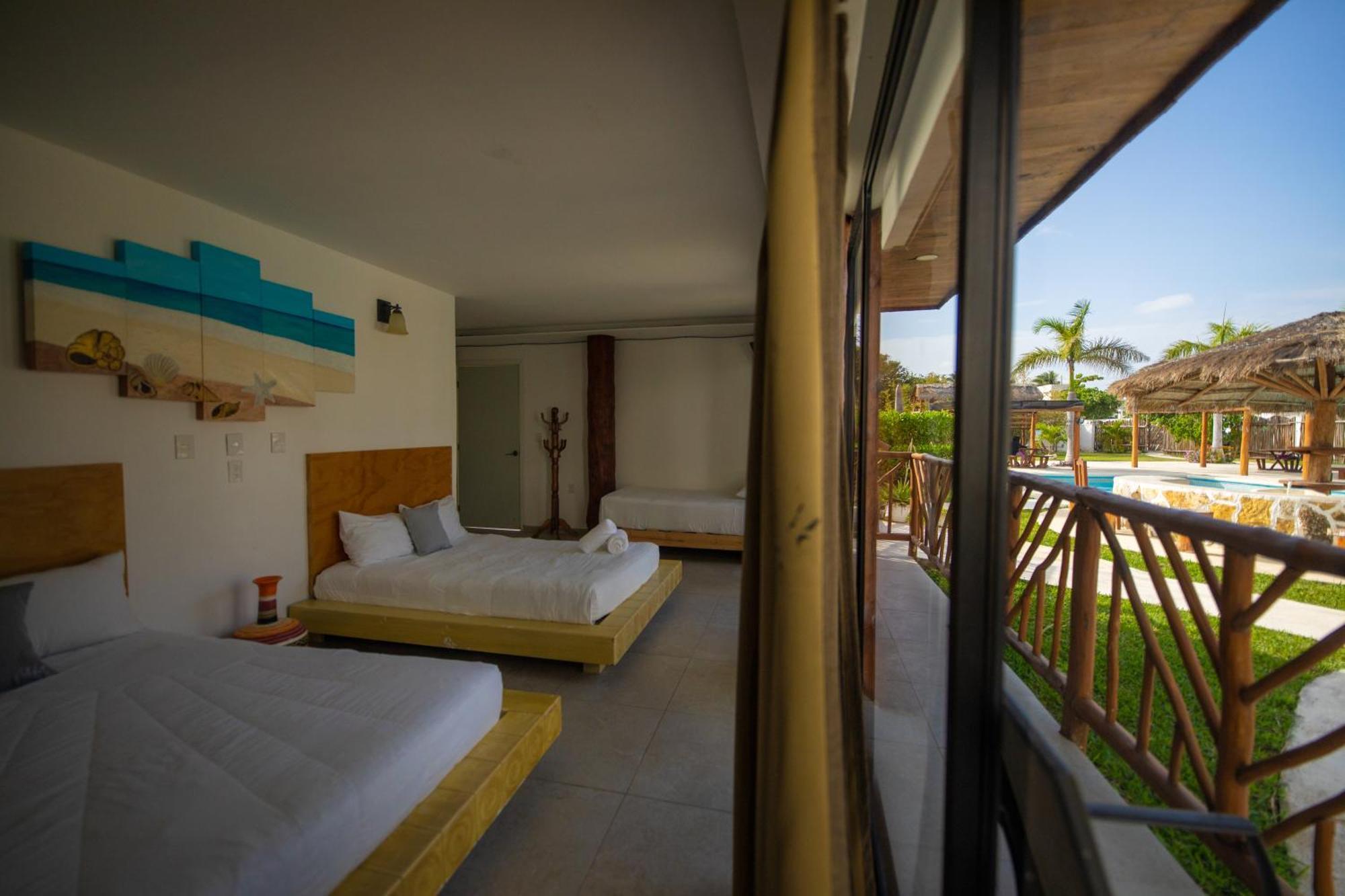Kabanas & Beach Club Ojo De Agua Puerto Morelos Eksteriør billede