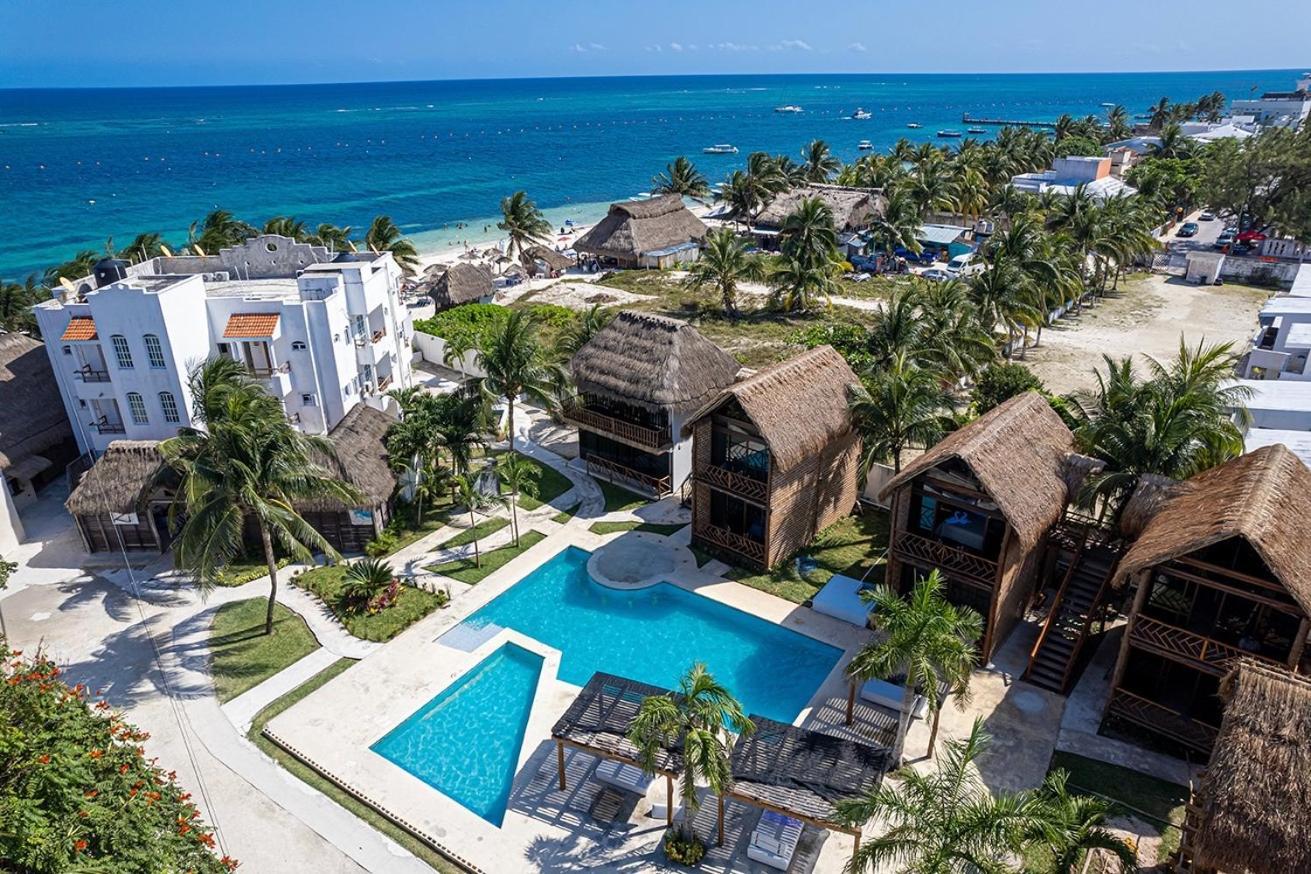 Kabanas & Beach Club Ojo De Agua Puerto Morelos Eksteriør billede