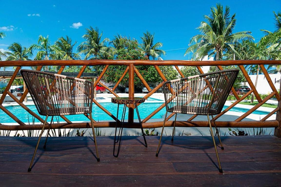 Kabanas & Beach Club Ojo De Agua Puerto Morelos Eksteriør billede