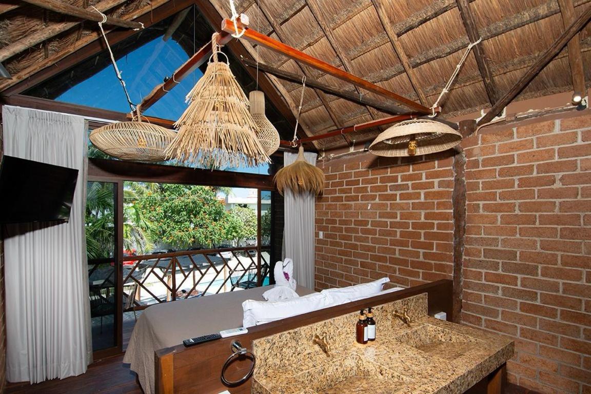 Kabanas & Beach Club Ojo De Agua Puerto Morelos Eksteriør billede